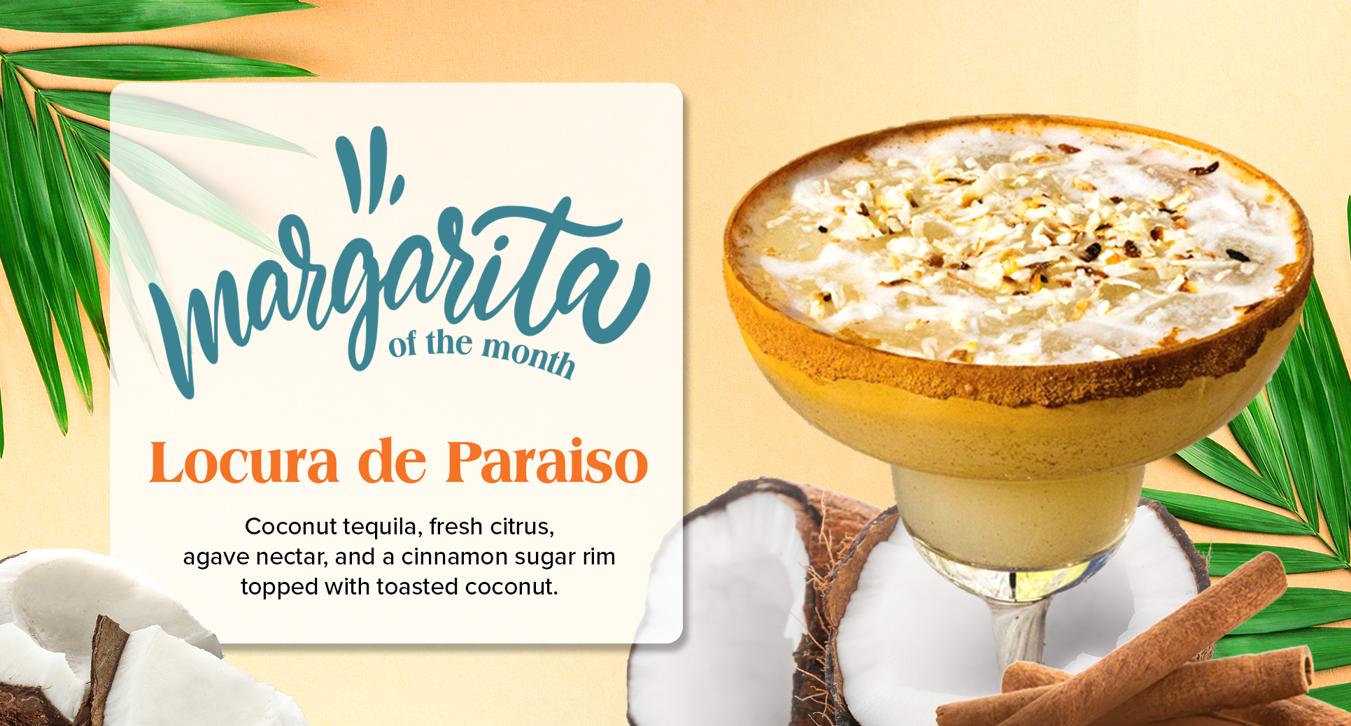 Que Pasa Margarita of the Month - Locura de Paraiso